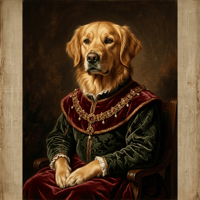 Exemplo de retrato no estilo Renascença Florentina